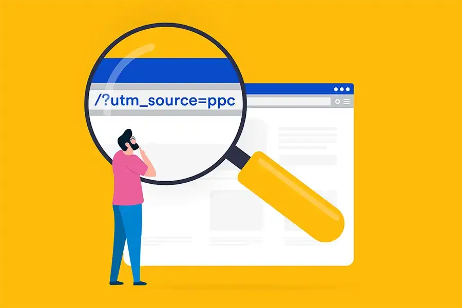 Google UTM Tracking Guide - A visual representation of UTM parameters used for tracking marketing campaign performance.