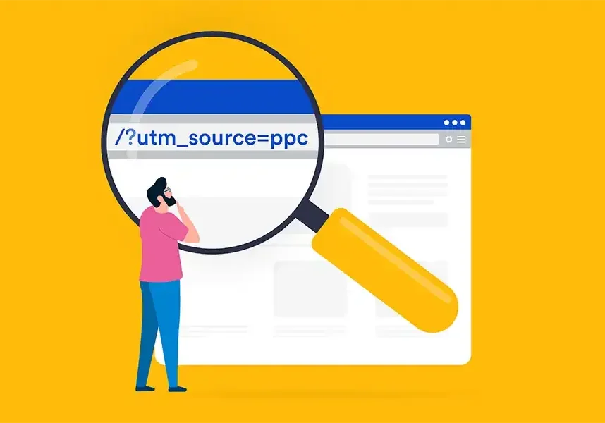 Google UTM Tracking Guide - A visual representation of UTM parameters used for tracking marketing campaign performance.